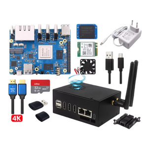 Orange Pi 5 Plus RK3588 8-Core 4 8 16GB RAM 8K Video Metal Case KIT Opcional WiFi6 BT 5,2 Módulo 64 256GB EMMC para <span class=keywords><strong>OPI</strong></span> 5 Plus - Product Image 1