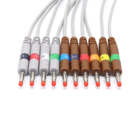 Câbles d'électrodes ECG médicaux pour moniteur patient
