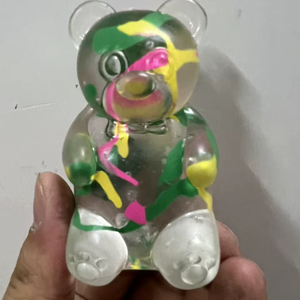 Nuevo Juguete Antiestrés de Goma con Forma de Osito de Malvavisco, de Lenta Recuperación, para Pintar y Dibujar Grafitis - Product Image 3