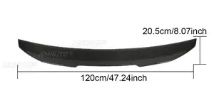 Aileron arrière de coffre de voiture BMW E39, pièce extérieure style PSM, aileron arrière pour BMW Série 5 E39 M5 1997-2003, accessoires de voiture - Product Image 6