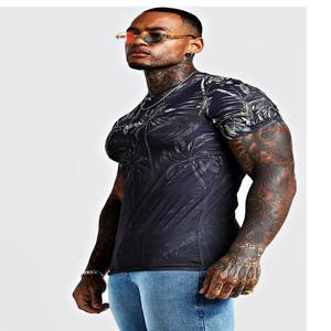 เสื้อยืดสำหรับผู้ชายเสื้อยืดสำหรับใส่เล่นกีฬาตามสั่งพิมพ์ลายสกรีนสไตล์ล่าสุด - Product Image 5