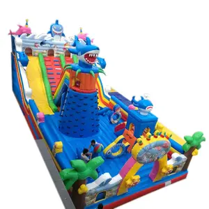 Large <strong>Inflatable</strong> Bouncing <strong>Slides</strong> for Adult 0.55mm PVC <strong>Inflatable</strong> Water <strong>Slides</strong> - Product Image 1