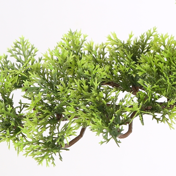 Expédition rapide D'arborvitae Cèdre Thuya Cyprès Feuilles Plante Bonsaï artificiel bureau plante