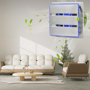 SEICOI Electric LED <b>Light</b> Smoke Exhaust Ventilation Ultra Quiet 230V <b>Square</b> Fan Kitchen Customized ODM OEM Support IPX4 90m/h - Product Image 4