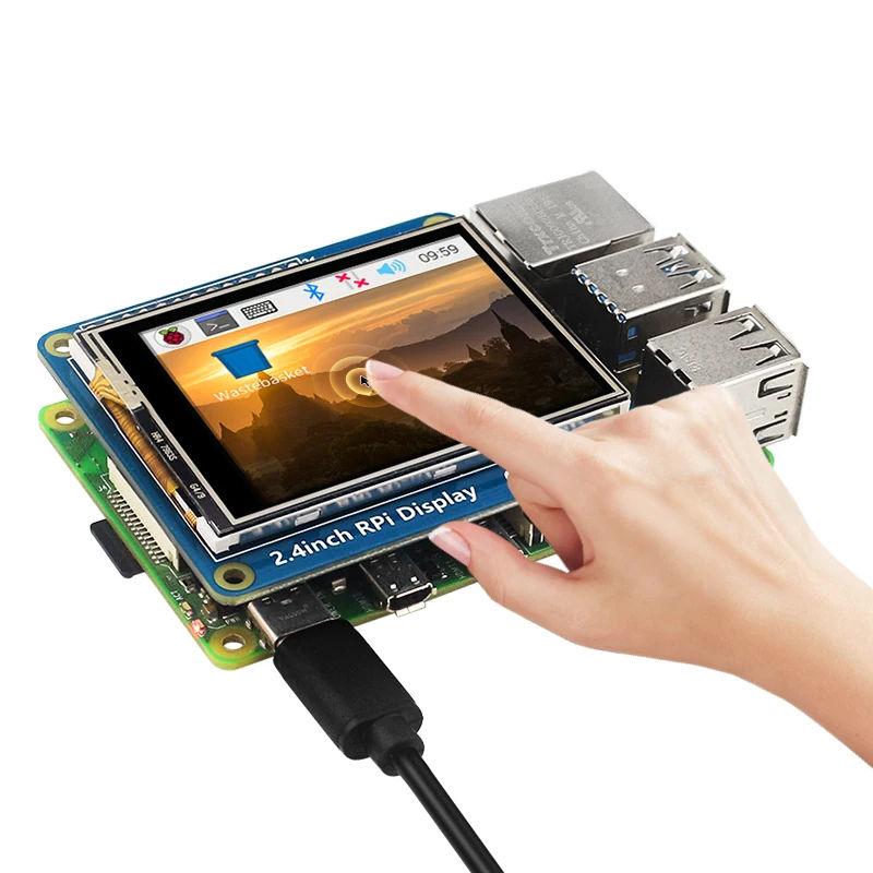 pi⭐︎ SHCHV2.4インチ320x240SPIインターフェースTFTディスプレイタッチ