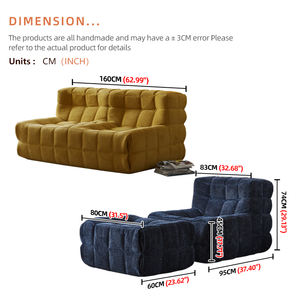 神奇设计扩展单压缩沙发双真空泡沫模块化压缩沙发，用于客厅家具和沙发 - Product Image 5