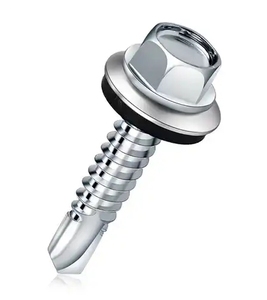 <span class=keywords><strong>Tornillo</strong></span> autoperforante de <span class=keywords><strong>cabeza</strong></span> <span class=keywords><strong>hexagonal</strong></span> galvanizada de metal <span class=keywords><strong>tornillo</strong></span> para techo con arandela de goma - Product Image 1