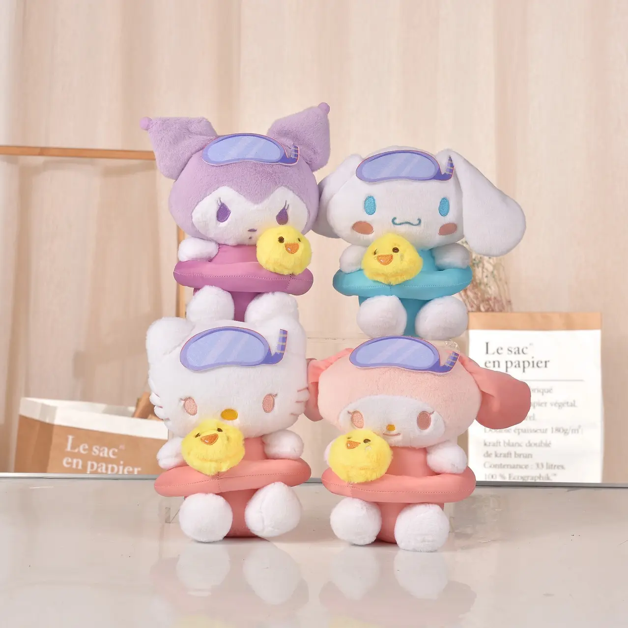 Vente chaude Pâques Série Poussin Poulet Jouets En Peluche Poussin Pendentif Animal En Peluche Jouets pour Enfants Melofy HK Kitty En Peluche