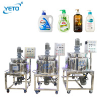 Homogénéisateur mélangeur émulsifiant à double enveloppe pour liquides, shampoings et aliments, machine à cisaillement haute émulsification, capacité 100L, SUS316L/SUS304