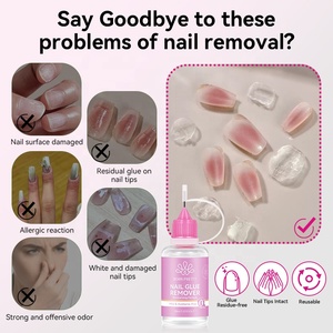 BORN PRETTY 30ml Dissolvant de colle à ongles de précision pour faux ongles, inodore, sans acétone, décolleur facile pour capsules d'ongles - Product Image 2