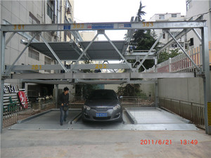 Système de stationnement vertical de voiture semi-automatique à plusieurs niveaux intelligent Équipement de stationnement de parc de puzzle - Product Image 4