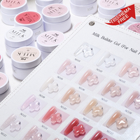 ZRKGEL OEM Gel de Construction Dur Nude 20 Couleurs Auto-Nivelant Sans HEMA/TPO Haute Résistance pour Extension d'Ongles Kit de Vernis à Ongles