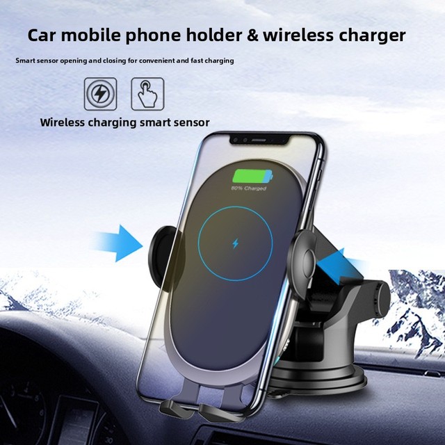 Car Wireless Charger Model 15W for Mobile Phones with Infrared Automatic Induction Infrared Automatic Induction Wireless Charger