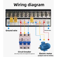Convertisseur de fréquence variable monophasé 220V vers triphasé 380V ; Variateur de fréquence HSD7000 pour moteur triphasé 380V