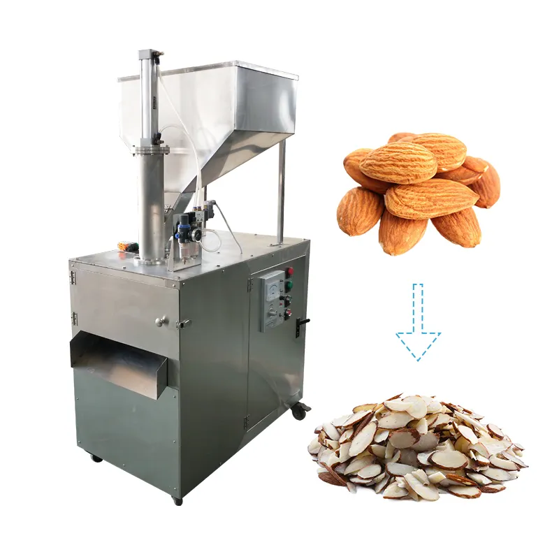 Kestane kesici Supari Betel fındık kesme makinesi küçük otomatik endüstriyel kaju Areca fıstık badem somun dilimleme makinesi