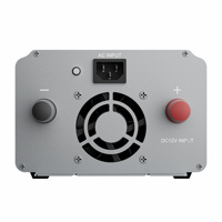 Convertisseur d'alimentation UPS à onde modifiée 1500W DC 12V vers AC 220V 50Hz avec écran LCD et 2 prises AC, chargeur de batterie pour batterie Lifepo4