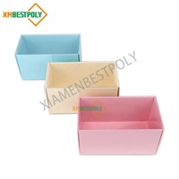 Vente en gros de boîtes d'emballage en papier macaron imprimé pour desserts donut boîte-cadeau à tiroir de chocolat avec manchon transparent