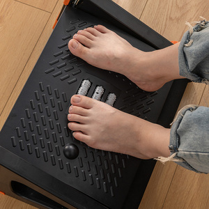 Fußstütze für unter den Schreibtisch, verstellbare Fußstütze mit Massagesurface, bequemer Fußhocker für Büro und Zuhause, lindert Fußermüdung - Product Image 1