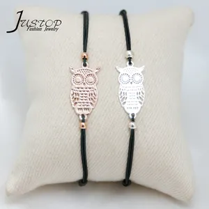 Quảng Châu nhà máy mới bán buôn Bạc Rope Owl Vòng tay trang sức