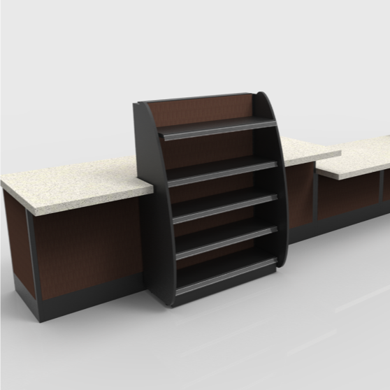 Металлическая стойка для хранения порошкового покрытия с витриной корзиной