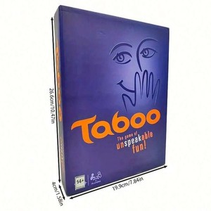 <span class=keywords><strong>Gioco</strong></span> di Carte <span class=keywords><strong>Taboo</strong></span>, <span class=keywords><strong>Gioco</strong></span> da Tavolo con Carte per Feste, <span class=keywords><strong>Gioco</strong></span> di Carte da Tavolo con Angoli Squadrati, Rompicapo Mentale, Confezione in Scatola di Carta Colorata, Fornitura Transfrontaliera - Product Image 2