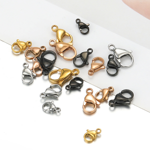 Fermoirs Mousquetons en Acier Inoxydable Grandes pour Bracelets, Connecteurs, Fournitures <span class=keywords><strong>de</strong></span> Bricolage et Bijouterie - Product Image 5