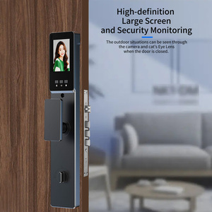 Cerradura WiFi XSDTS K49 Compatible con Tuya/Whishome con Intercomunicador Activo, Desbloqueo Múltiple: Huella Dactilar, Reconocimiento Facial, Contraseña, Tarjeta, Aplicación para el Hogar - Product Image 4