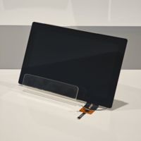 Écran tactile capacitif LCD Grahowlet de qualité industrielle 10,1 pouces 1024x600 HD 16:9 Noir pour usage professionnel Interface USB/IIC