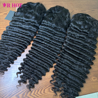 Peluca sin pegamento 13x4 de cabello humano, pre-arrancada, lista para usar, con encaje frontal, cutícula alineada, peluca de onda profunda con encaje frontal.