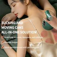 Outil Gua Sha infrarouge de physiothérapie, masseur corporel multifonction automatique, modèle à ventouses électriques alimenté par USB avec batterie au lithium