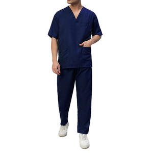 Robes de soins quotidiens pour patients hospitaliers, conçues pour les infirmières et les médecins, offrant un ajustement décontracté, en tissu 100 % coton tissé, faciles à porter - Product Image 2