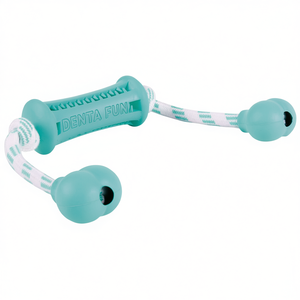 Denta Fun Stick con Cuerda de Caucho Natural 9 cm 37 cm Juguete Masticable para Mascotas - Product Image 2