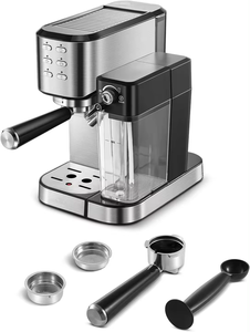Cafetera eléctrica de control mecánico automático con funcionamiento estable y tanque de leche extraíble de 700 ml - Product Image 2