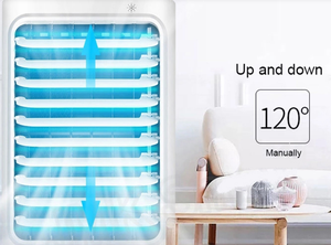 Acondicionadores de aire para habitación Mini ventilador enfriador de aire eléctrico de mesa <span class=keywords><strong>con</strong></span> luz Personal aire acondicionado - Product Image 5