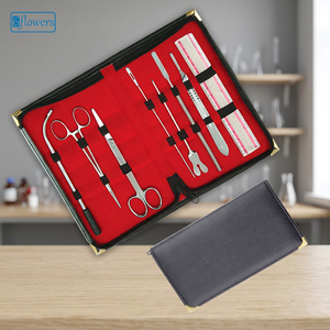 ชุดเครื่องมือผ่าตัดแบบมืออาชีพ 10 ชิ้น ชุดสแตนเลสพกพาสำหรับงาน DIY สร้างโลโก้ของคุณเองได้ - Product Image 2