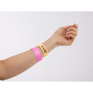 [AnyWristband] Bracelets TYVEK de couleur unie 25 mm (1 pouce) Bracelets TYVEK jetables pour la gestion des foules et les événements - Product Image 1