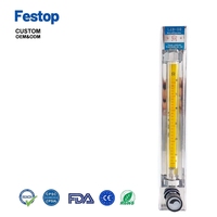 Débitmètre à flotteur en verre Festop Yuyao Yinhuan LZB-2/3/4/6/10 pour eau, liquides, gaz, oxygène, hydrogène, azote, ammoniac