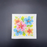 Offre Spéciale personnalisée 1/4 serviettes en papier jetables pliées sans poussière 1ply 23*23cm pour restaurants cafés et fêtes serviettes en papier Airlaid