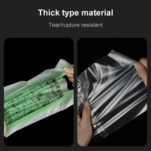 Túi đựng thức ăn dùng một lần sinh học phân hủy được, in logo tùy chỉnh, chất liệu nhựa cấp thực phẩm, dùng cho trà sữa, cà phê, nước ép & bao bì quần áo, thiết kế tùy chỉnh - Product Image 2