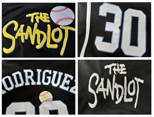 2024 New Arrival High Quality The Sandlot Jersey Benny The Jet Rodriguez #30 Stitched Movie Baseball Jersey Sports Shirts