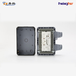 Heightz Outdoor <b>Waterproof</b> Socket Ip66 Double European Standard With <b>Switch</b> And Indicator <b>Light</b> For Bathroom And Rain Protection - Product Image 3