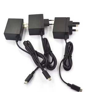 Adaptateur secteur rapide US EU UK pour console <span class=keywords><strong>Nintendo</strong></span> <span class=keywords><strong>Switch</strong></span>, chargeur, <span class=keywords><strong>alimentation</strong></span>, câble de charge, chargeur type C, prise - Product Image 3