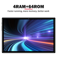 10 pulgadas 4GB 64GB ROM Android 11 Tablet 1280*800 IPS pantalla 4G LTE 5MP 8MP Tablet PC con ranuras para tarjetas SIM duales teclado ratón