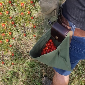 Directamente del fabricante, bolsa para recolección de frutas y supervivencia al aire libre, bolsa para herramientas con cordón para colgar en la cintura, bolsa de almacenamiento para la jungla - Product Image 3