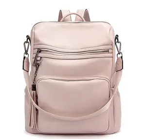 New Arrival Classic Cheap Price Girls Mochila Travel laptop Waterproof Leather Casual School Backpack Women For College