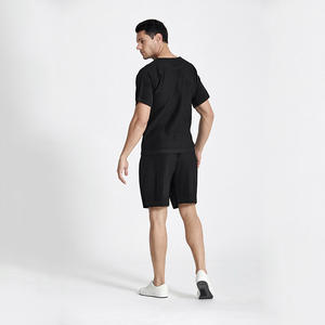 Miyake Pleated Solid Mid Waist Breathable Quick Dry Eco-Friendly Casual Board <b>Shorts</b> for <b>Men</b> Loose Elastic Gym - Product Image 6