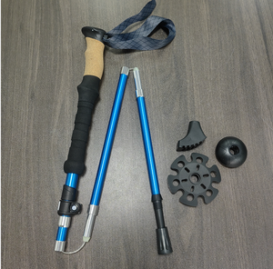 Bastoncini da <span class=keywords><strong>Trekking</strong></span> con Logo Personalizzato - Bastoni da Escursionismo Leggeri e Pieghevoli per Attrezzatura da Backpacking - Product Image 3