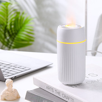 Humidificateur à ultrasons miniature de haute qualité 100 ml, diffuseur d'arômes à flamme froide avec lumière colorée pour huiles essentielles, pour la maison et la voiture