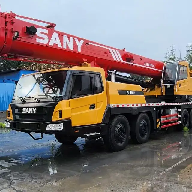 China san-y25 Ton Second Hand Small Hydraulic Arm Hoisting Crane For Trucks In Original Condition Used Truck Crane For Sale