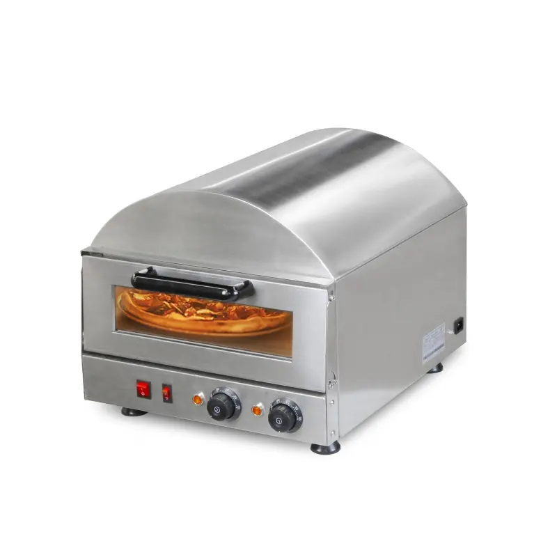 Fábrica venda direta de aço inoxidável 201 uniformemente aquecido dispositivo elétrico Pizza maker Forno